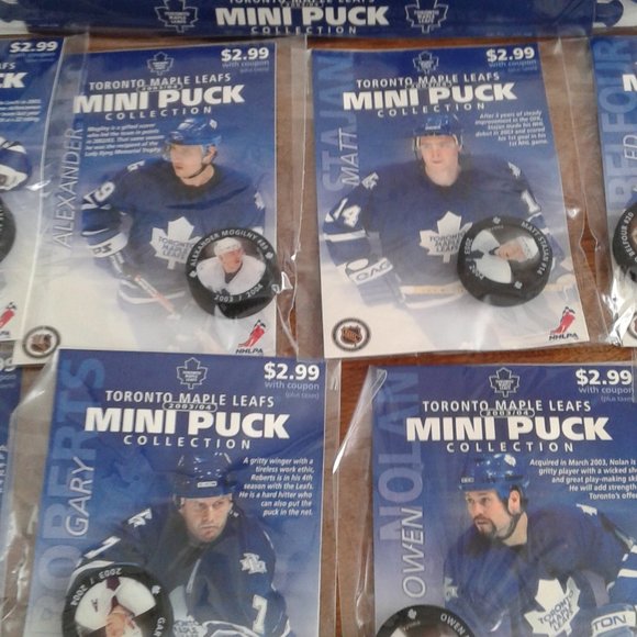 Toronto Maple Leafs Collectible Mini Pucks - Picture 10 of 12